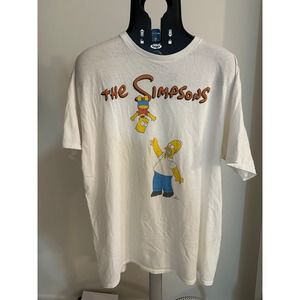 Simpsons vintage tee Bart Simpson Homer Simpson sz XL‎
